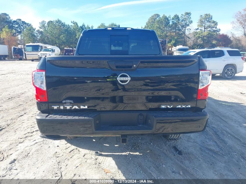 2024 Nissan Titan Sv 4X4 VIN: 1N6AA1ED3RN104966 Lot: 41039990