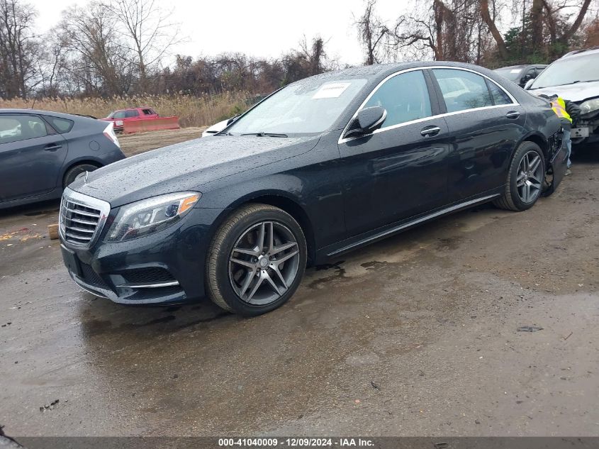 VIN WDDUG8FB9EA064162 2014 Mercedes-Benz S 550, 4Matic no.2