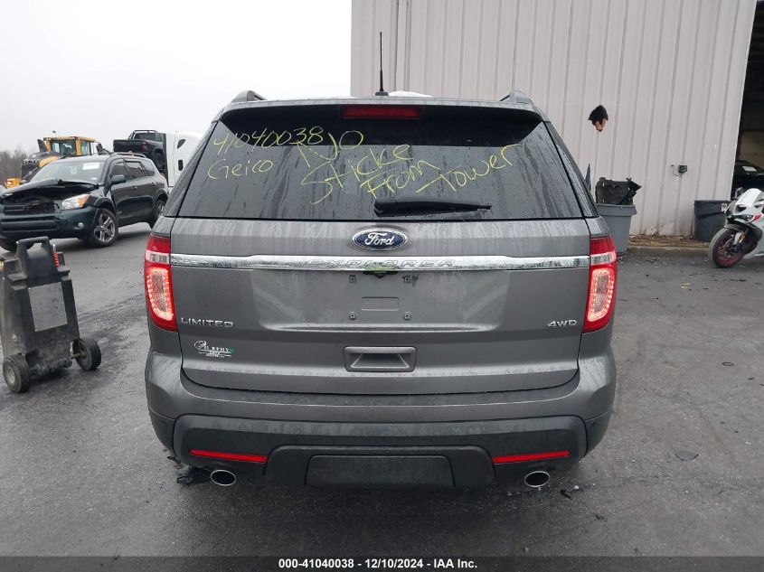 2014 Ford Explorer Limited VIN: 1FM5K8F87EGA95159 Lot: 41040038