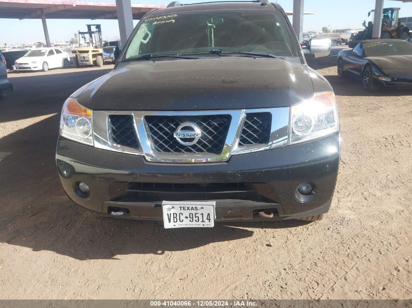 2015 Nissan Armada Platinum VIN: 5N1BA0NEXFN603295 Lot: 41040066