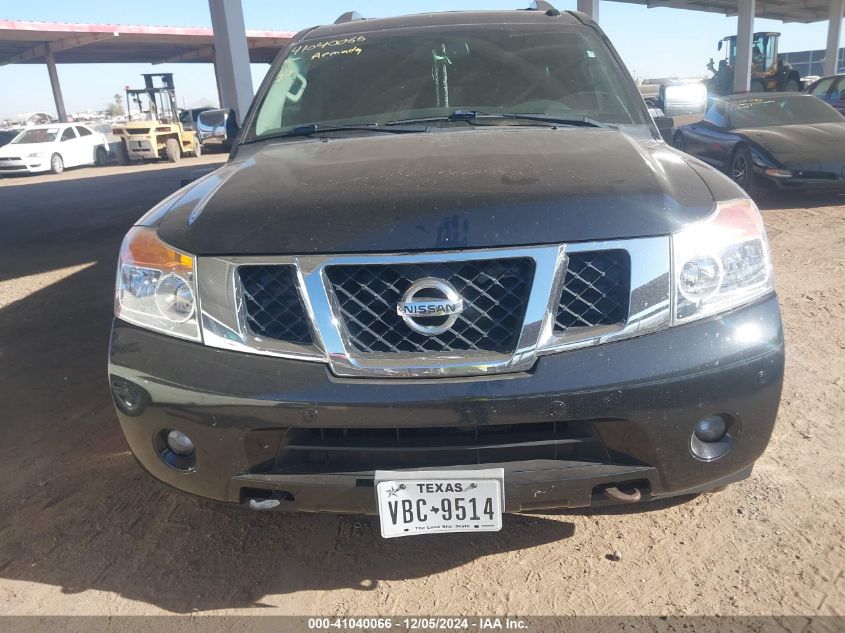 2015 Nissan Armada Platinum VIN: 5N1BA0NEXFN603295 Lot: 41040066