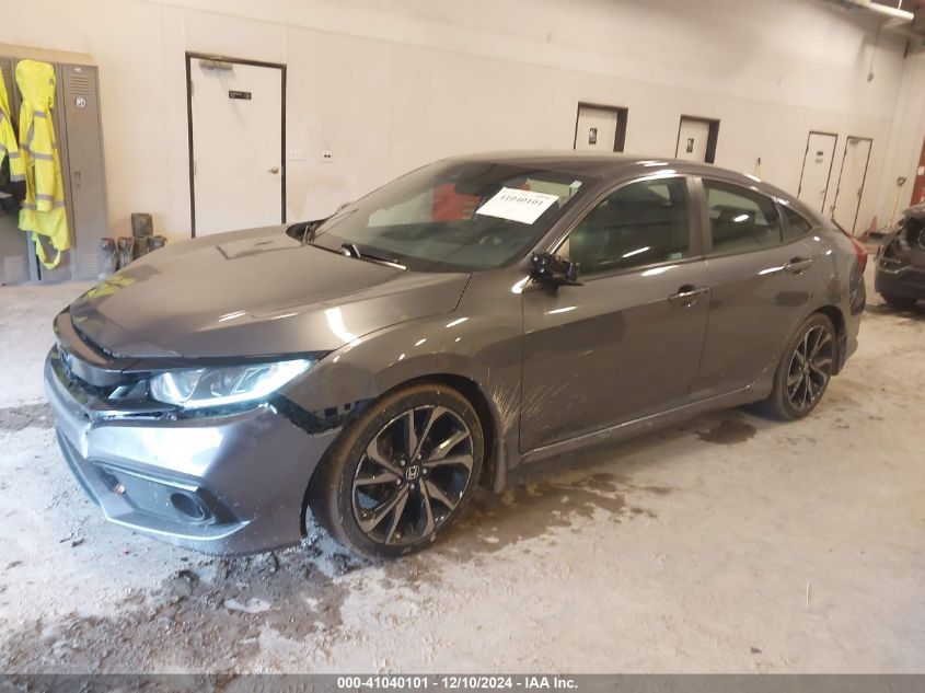 VIN 2HGFC2F86KH595642 2019 Honda Civic, Sport no.2