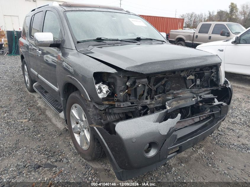 2010 Nissan Armada Platinum VIN: 5N1BA0NF8AN615706 Lot: 41040146