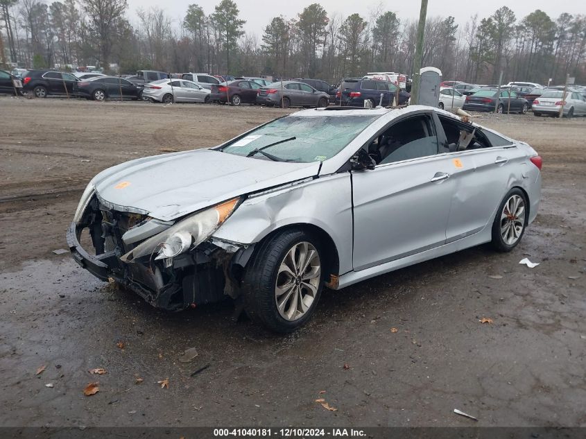 VIN 5NPEC4ACXEH883984 2014 Hyundai Sonata, SE no.2