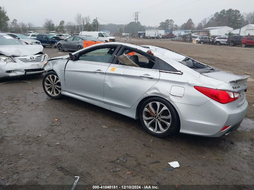 VIN 5NPEC4ACXEH883984 2014 Hyundai Sonata, SE no.3