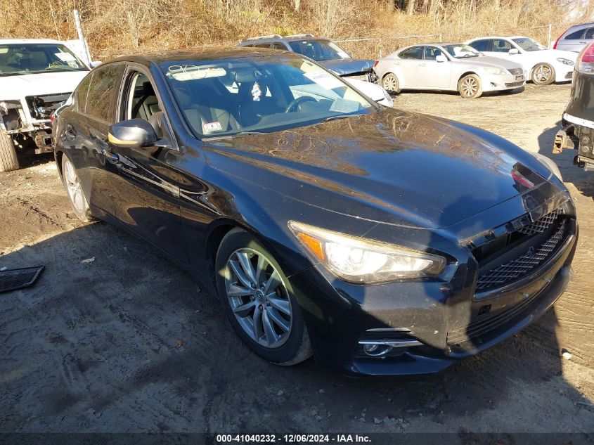 VIN JN1BV7AR8EM706426 2014 INFINITI Q50 no.1