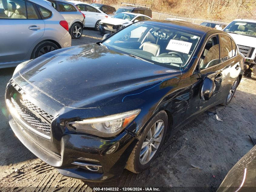 VIN JN1BV7AR8EM706426 2014 INFINITI Q50 no.2