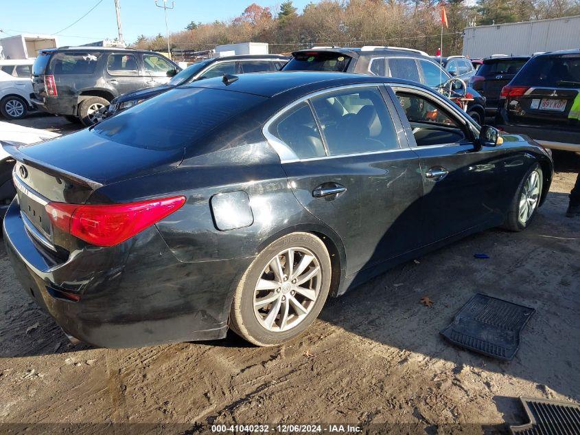 VIN JN1BV7AR8EM706426 2014 INFINITI Q50 no.4