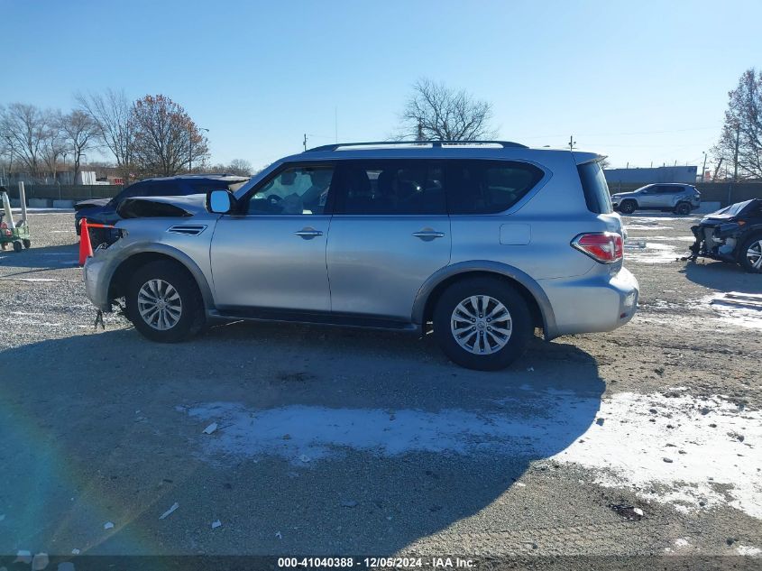 2017 Nissan Armada Sv VIN: JN8AY2NC7H9505296 Lot: 41040388