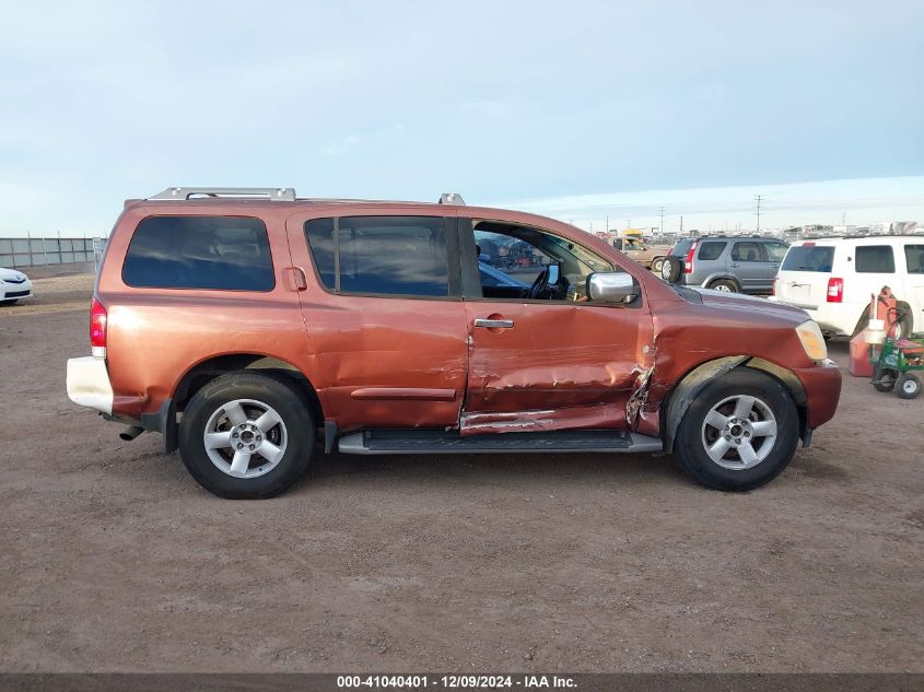 2004 Nissan Armada Se/Le VIN: 5N1AA08B64N742091 Lot: 41040401