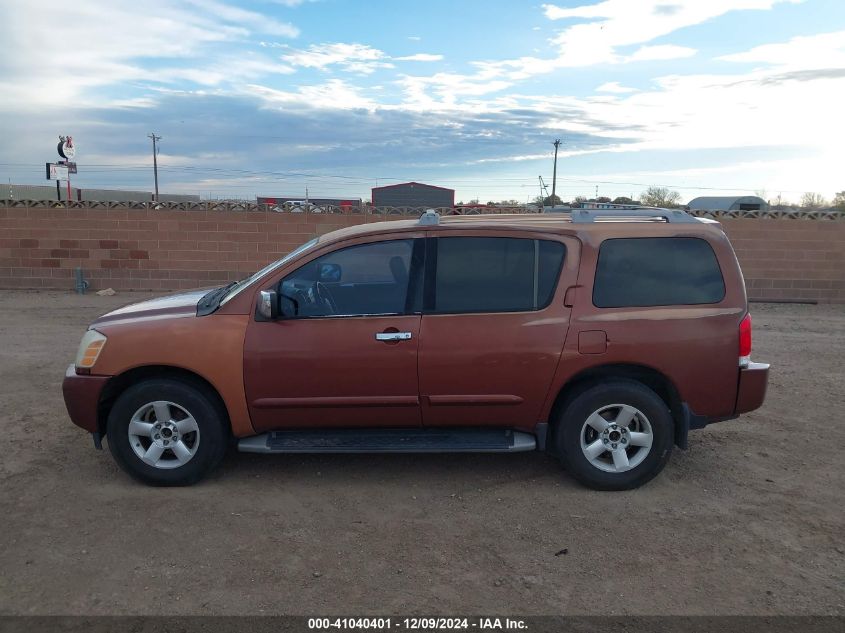 2004 Nissan Armada Se/Le VIN: 5N1AA08B64N742091 Lot: 41040401