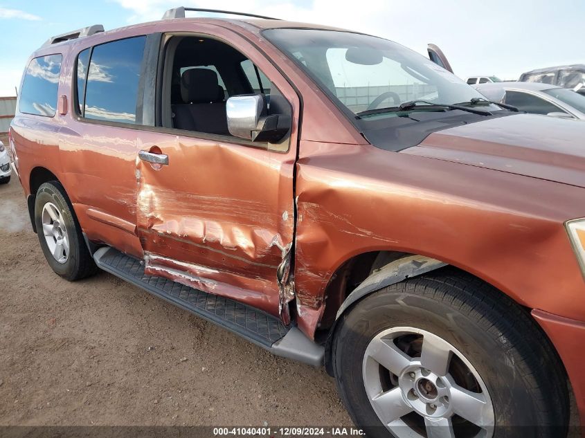 2004 Nissan Armada Se/Le VIN: 5N1AA08B64N742091 Lot: 41040401