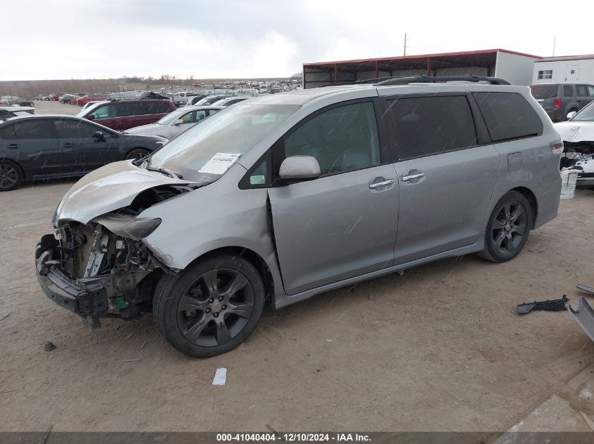 VIN 5TDXK3DC1FS615550 2015 Toyota Sienna, Se 8 Pass... no.2