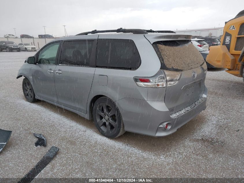 VIN 5TDXK3DC1FS615550 2015 Toyota Sienna, Se 8 Pass... no.3