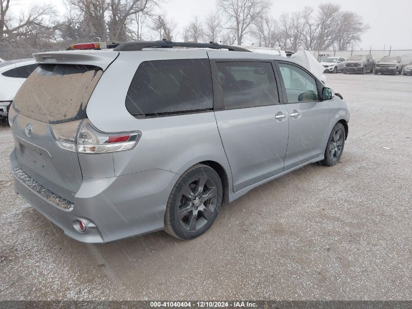 VIN 5TDXK3DC1FS615550 2015 Toyota Sienna, Se 8 Pass... no.4