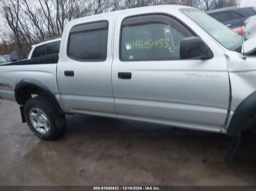 2004 Toyota Tacoma Double Cab VIN: 5TEHN72N24Z433900 Lot: 41040433