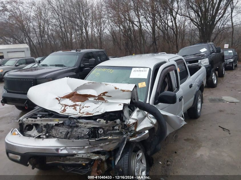 2004 Toyota Tacoma Double Cab VIN: 5TEHN72N24Z433900 Lot: 41040433