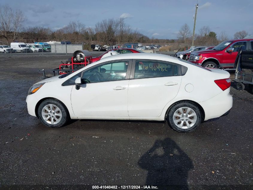 2013 Kia Rio Lx VIN: KNADM4A30D6189495 Lot: 41040482