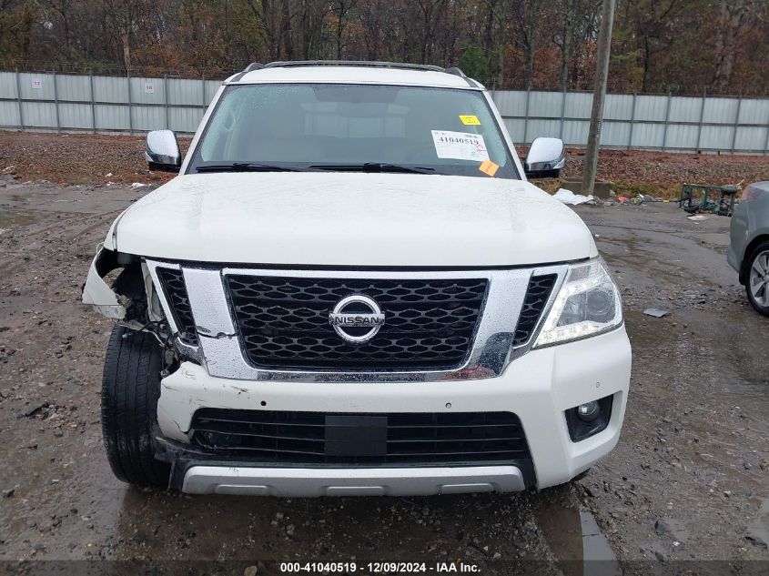 2018 Nissan Armada Sv/Sl/Platinum VIN: JN8AY2NDXJX000623 Lot: 41040519