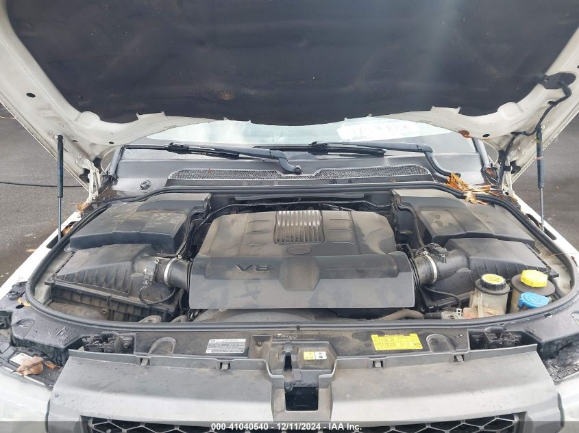 2010 Land Rover Range Rover Sport Hse VIN: SALSK2D46AA241237 Lot: 41040540