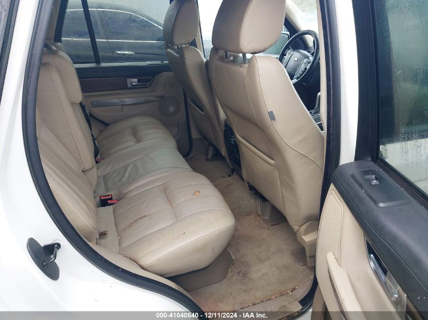 2010 Land Rover Range Rover Sport Hse VIN: SALSK2D46AA241237 Lot: 41040540