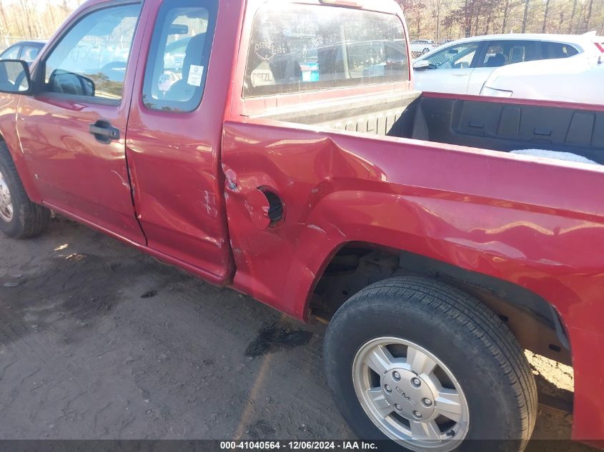 2006 GMC CANYON VIN: 1GTCS198X68254721