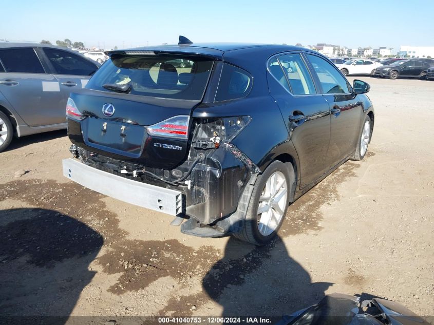 VIN JTHKD5BH5E2187761 2014 Lexus CT, 200H no.4