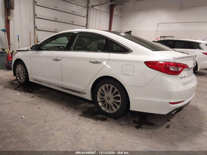 VIN 5NPE34AF1FH209539 2015 Hyundai Sonata, Limited no.3