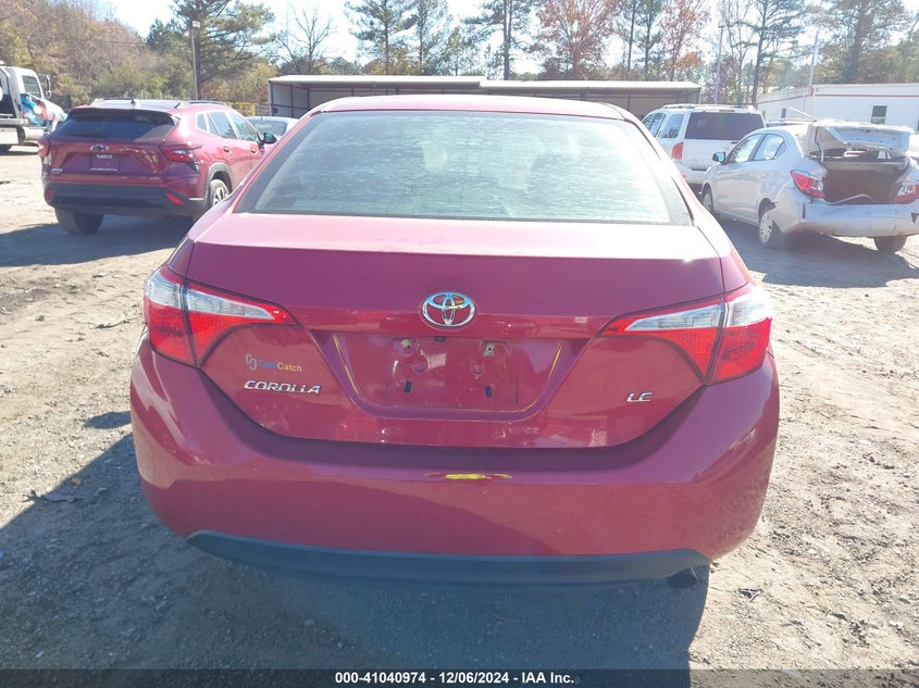 2016 TOYOTA COROLLA LE - 2T1BURHE8GC634612