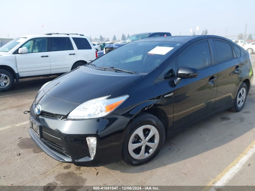 VIN JTDKN3DUXD1722617 2013 Toyota Prius, Two no.2