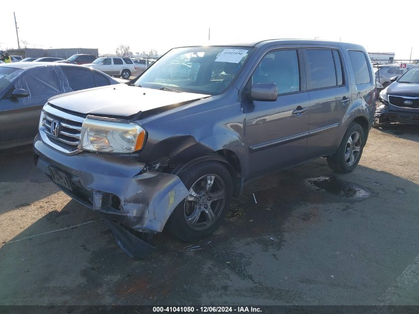 VIN 5FNYF3H42FB003342 2015 Honda Pilot, EX no.2