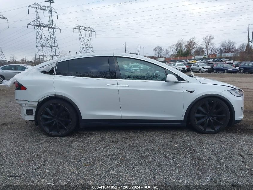 2020 Tesla Model X Long Range Dual Motor All-Wheel Drive/Long Range Plus Dual Motor All-Wheel Drive VIN: 5YJXCBE23LF302027 Lot: 41041052