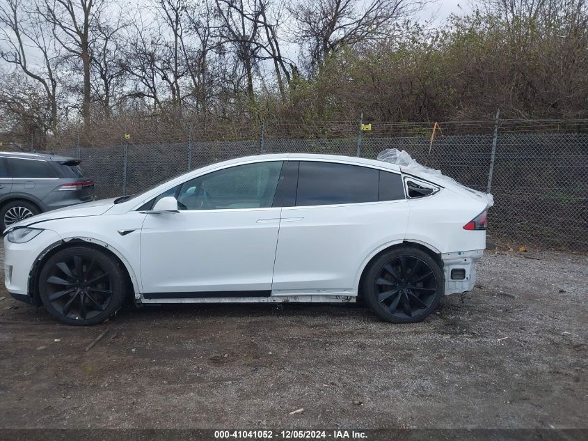 2020 Tesla Model X Long Range Dual Motor All-Wheel Drive/Long Range Plus Dual Motor All-Wheel Drive VIN: 5YJXCBE23LF302027 Lot: 41041052