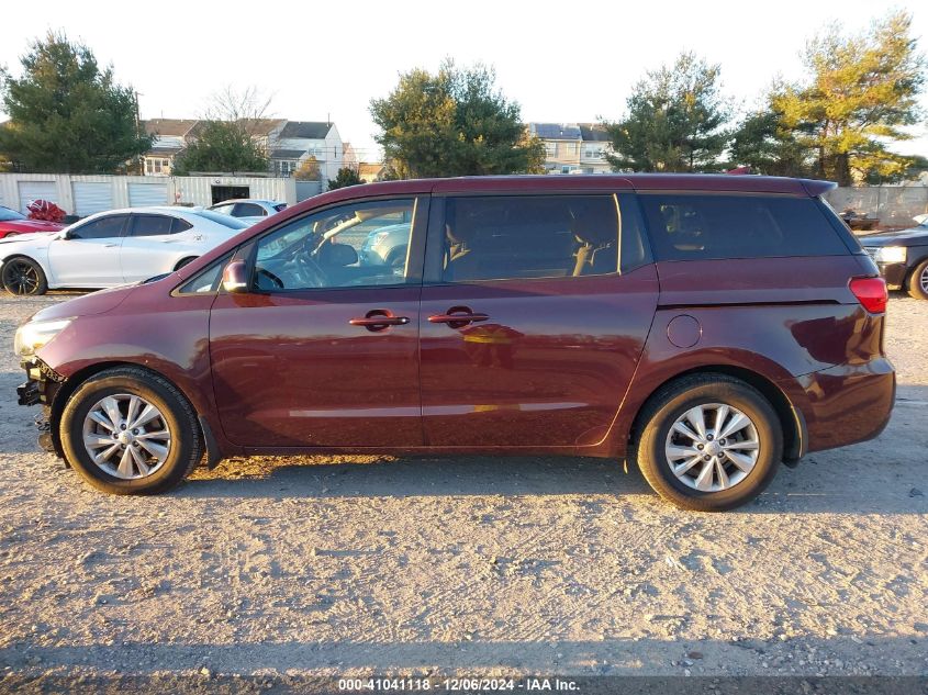 2018 Kia Sedona Lx VIN: KNDMB5C14J6381959 Lot: 41041118