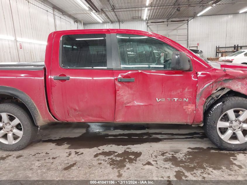 2008 Nissan Titan Xe VIN: 1N6AA07CX8N324005 Lot: 41041156