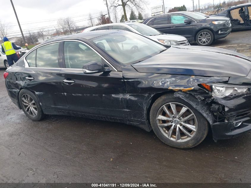 VIN JN1BV7AR6EM687391 2014 INFINITI Q50 no.13