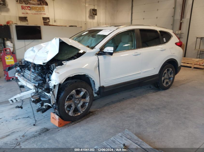 VIN 2HKRW2H83KH671227 2019 Honda CR-V, Ex-L no.2