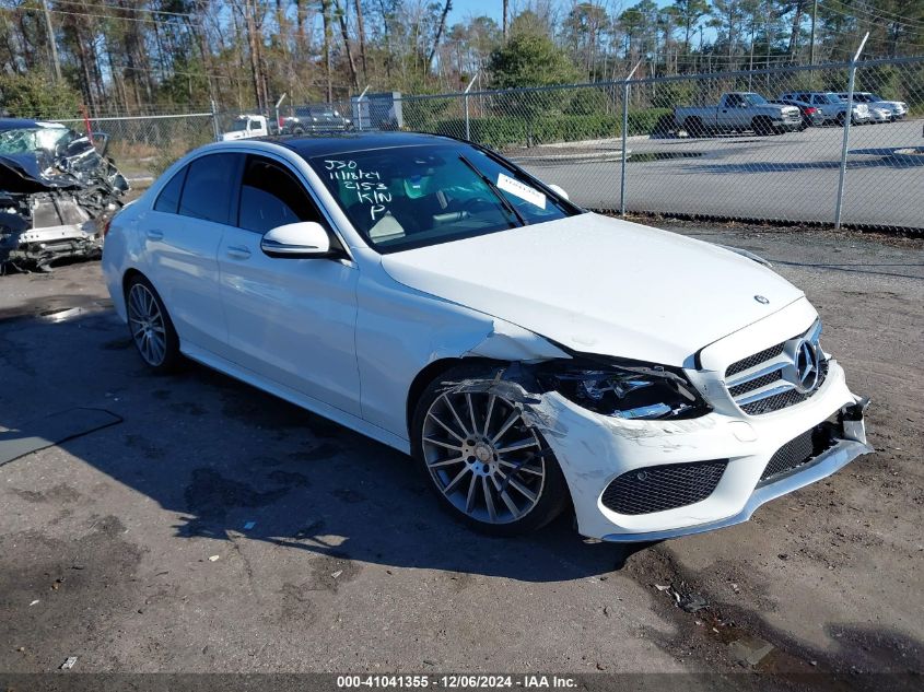 VIN 55SWF4JB0GU132153 2016 MERCEDES-BENZ C-CLASS no.1