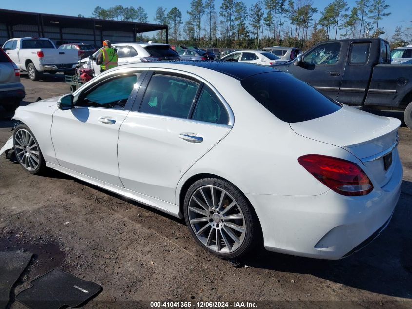 VIN 55SWF4JB0GU132153 2016 MERCEDES-BENZ C-CLASS no.3