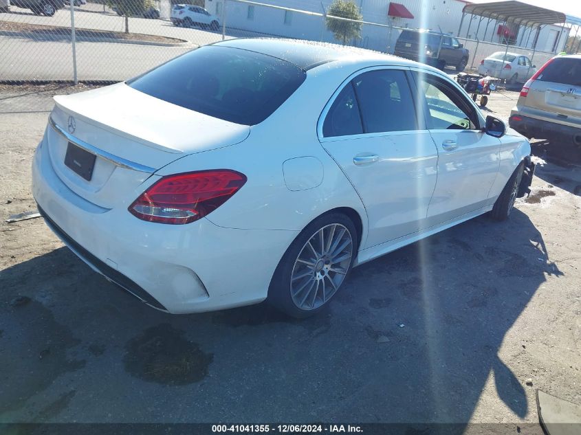 VIN 55SWF4JB0GU132153 2016 MERCEDES-BENZ C-CLASS no.4