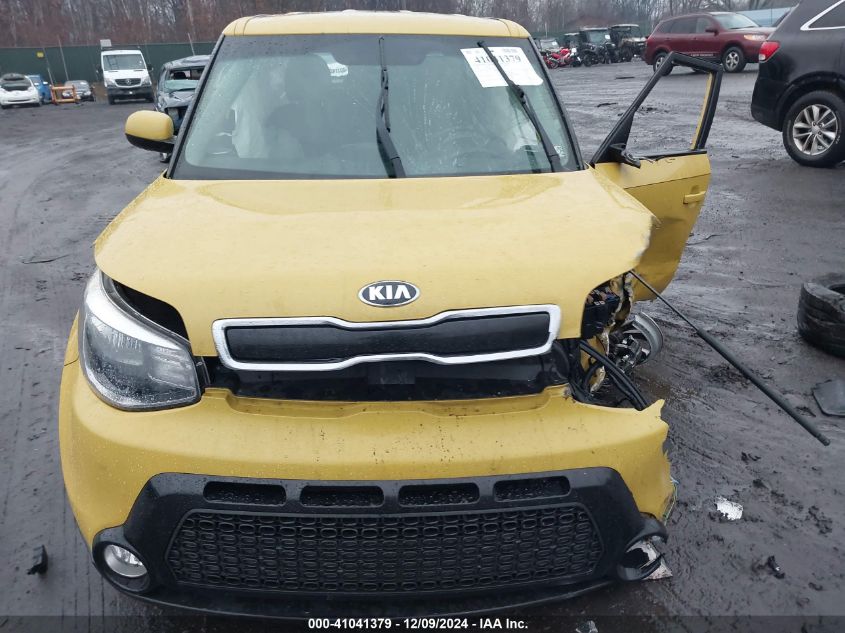 2016 Kia Soul + VIN: KNDJP3A57G7284322 Lot: 41041379