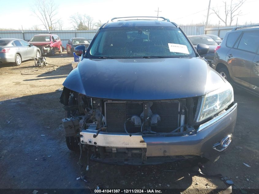 2014 Nissan Pathfinder Hybrid Sl VIN: 5N1CR2MN5EC658290 Lot: 41041387