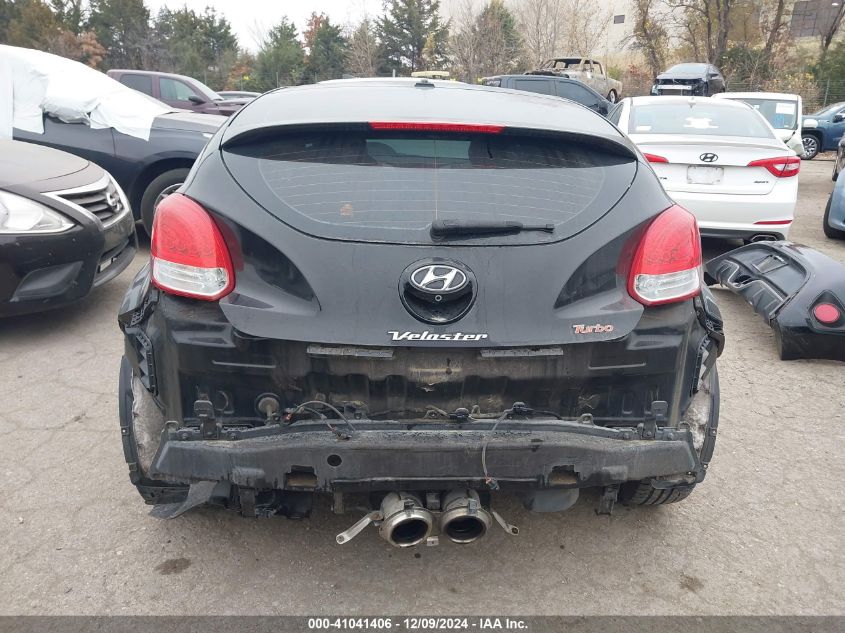 2016 Hyundai Veloster Turbo VIN: KMHTC6AE1GU290104 Lot: 41041406