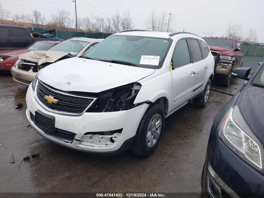 VIN 1GNKRFKD6HJ106984 2017 CHEVROLET TRAVERSE no.2