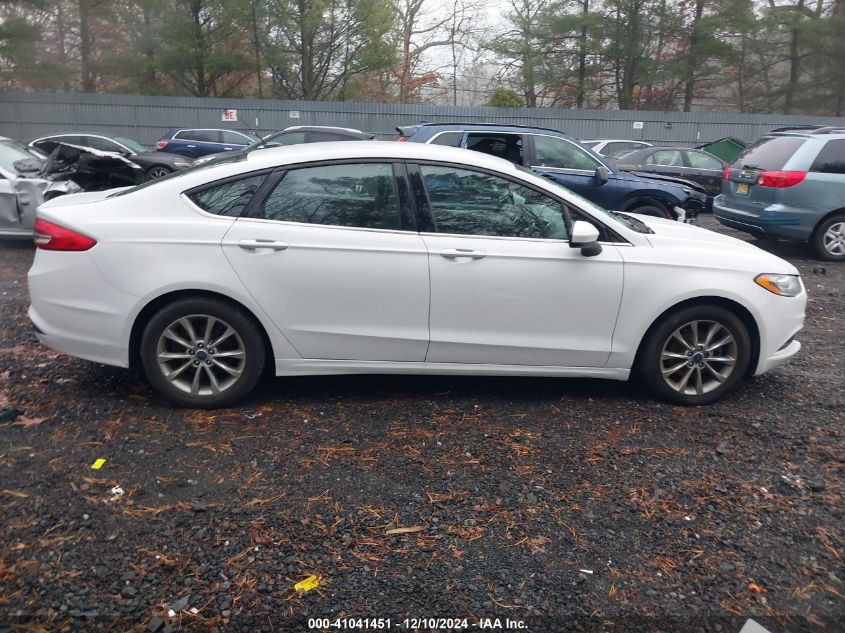 2017 FORD FUSION SE - 3FA6P0H77HR218820