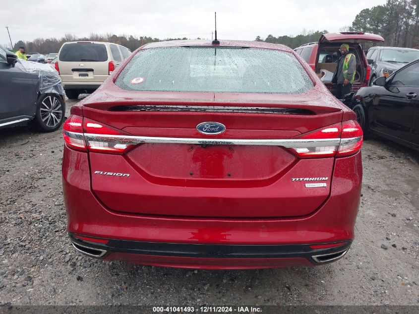 2017 FORD FUSION TITANIUM - 3FA6P0K92HR414576