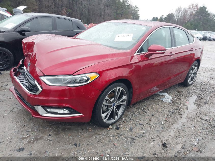 2017 FORD FUSION TITANIUM - 3FA6P0K92HR414576