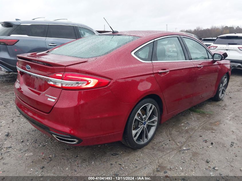 2017 FORD FUSION TITANIUM - 3FA6P0K92HR414576