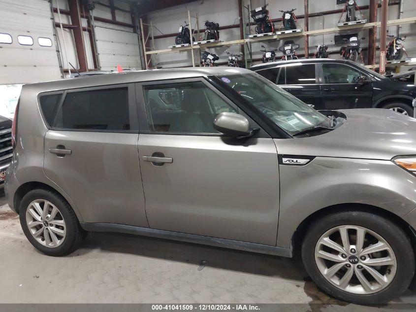 2018 Kia Soul + VIN: KNDJP3A50J7599387 Lot: 41041509