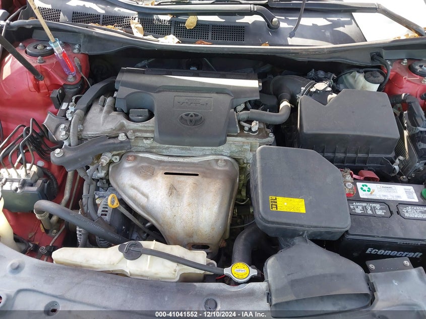 2012 TOYOTA CAMRY VIN: 4T1BF1FK6CU625131